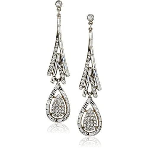 Ben Amun Swarovski Crystal Cluster Earrings, Handmade in the USA, Pierced Posts