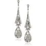 Ben Amun Swarovski Crystal Cluster Earrings, Handmade in the USA, Pierced Posts