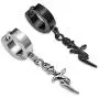 YC_jewelry Men Women Stainless Steel Skull Dangle Hinged Hoop Earrings Piercing Hoop Huggie Dangle Drop Earrings for Men Women YC_jewelry Men Women Stainless Steel Skull Dangle Hinged Hoop Earrings Piercing Hoop Huggie Dangle Drop Earrings for Men Women