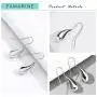 FAMARINE Teardrop Earrings for Women, Simple Elongated Drop Dangle Earrings Fashion Gift for Girls, Gold Silver FAMARINE Teardrop Earrings for Women, Simple Elongated Drop Dangle Earrings Fashion Gift for Girls, Gold Silver