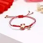 Handmade Red Braided Rope Thread Bracelet Cat Transfer Lucky Temperament Fashion Jewelry Red Rope Bracelet for Women Gifts(red) Handmade Red Braided Rope Thread Bracelet Cat Transfer Lucky Temperament Fashion Jewelry Red Rope Bracelet for Women Gifts(red)