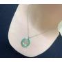 DMOMSA Elegant gem Green Tree of Life Pendant Lucky Necklace Charm Jewelry Suitable for Womens Birthday Gifts, Valentines Day, Mothers Day