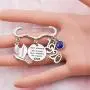 HOLLP Sorority Jewelry Not Sisters by Blood But Sisters by Heart Bracelet Sister Gift