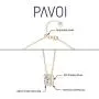 PAVOI 14K Gold Plated Post Faux Diamond Round Solitaire Pendant Halo Necklace | Gold Necklace for Women | Slider Adjustable