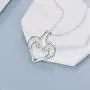 Necklace Holder Sterling Silver Love Heart Horse Pendant Necklace Ring Keeper Holder Jewelry Gifts for Women Girls Nurse Mother Daughter Wife Girlfriend Necklace Holder Sterling Silver Love Heart Horse Pendant Necklace Ring Keeper Holder Jewelry Gifts for Women Girls Nurse Mother Daughter Wife Girlfriend