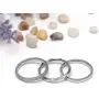 DURSI 2MM Stainless Steel Rings Women’s Stackable Eternity Ring Band Engagement Wedding Ring Set Silver/Rose Gold Tone 3 PCS DURSI 2MM Stainless Steel Rings Women’s Stackable Eternity Ring Band Engagement Wedding Ring Set Silver/Rose Gold Tone 3 PCS