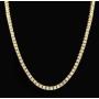 Starryinter 14K Gold Plated Iced Out Tennis Chain Mens Hip Hop Necklace with Size and Color Selectable-DL223