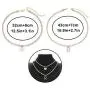 Masiter Glitter Rhinestone Necklace Layered Pendant Choker Crystal Tennis Chain Party Costume Jewelry for Women and Girls Masiter Glitter Rhinestone Necklace Layered Pendant Choker Crystal Tennis Chain Party Costume Jewelry for Women and Girls