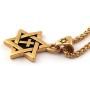 GUNGNEER Israel David Star Necklace Stainless Steel Keel Chain Strength Spiritual Jewish Star Jewelry Men Women
