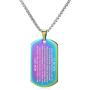 JF.JEWELRY Personalized Gifts for Daughter from Mom Charm Heart Pendant Necklace for Girls & Boys Stainless Steel Necklace 20-26 Inches