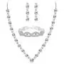 JOERICA Crystal Bridal Jewelry Set for Women Rhinestone Necklace Bracelet and Earrings Set for Wedding Bridesmaid JOERICA Crystal Bridal Jewelry Set for Women Rhinestone Necklace Bracelet and Earrings Set for Wedding Bridesmaid