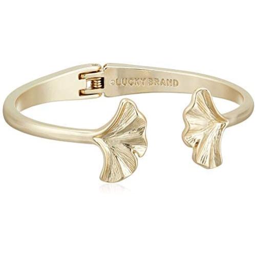 Lucky Brand Ginkgo Hinge Cuff Bracelet