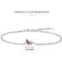 Red Cardinal Pendant Necklace Bracelet Set Sterling Silver Inspirational Memorial Jewelry Sympathy Memorial Ornaments Paradise Gifts for Loss of Loved One