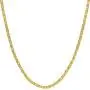 LIFETIME JEWELRY Scroll Link Chain Necklace 24k Real Gold Plated for Men & Women LIFETIME JEWELRY Scroll Link Chain Necklace 24k Real Gold Plated for Men & Women