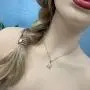 Cubic Zirconia Initial Necklace, 14K Gold Plated Dainty Personalized Name Shinning Letter Choker Necklace Gift for Women Stainless Steel Necklace Pendant Jewelry Cubic Zirconia Initial Necklace, 14K Gold Plated Dainty Personalized Name Shinning Letter Choker Necklace Gift for Women Stainless Steel Necklace Pendant Jewelry