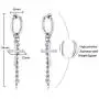 VNOX 3 Pcs/Set Mens Womens Minimalist Clip On Earrings Non Piercing Cross Charm Dangle Hinged Stud Earrings VNOX 3 Pcs/Set Mens Womens Minimalist Clip On Earrings Non Piercing Cross Charm Dangle Hinged Stud Earrings