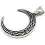 Gungneer Stainless Steel Celtic Knot Crescent Moon Pendant Necklace Irish Protection Accessories Keel Chain Jewelry Gungneer Stainless Steel Celtic Knot Crescent Moon Pendant Necklace Irish Protection Accessories Keel Chain Jewelry