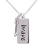 Girls Sterling Silver Pendant Bar Necklaces
