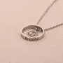 WUSUANED Lotus Flower Necklace Just Breathe Yoga Jewelry Gift for Women Girls
