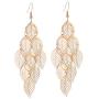 ROSTIVO Dangle Earrings for Women and Girls Gold Chandelier Earrings Boho Leaf Earrings