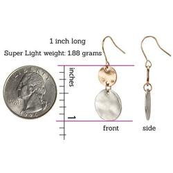 SPUNKYsoul Boho Disc Light Weight Earrings 2 Pack for Women