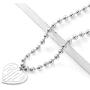 iGirl Heart Pendant Necklaces for Women and Girls Harajuku Streetwear Choker Stainless Steel Chain Jewelry Gifts