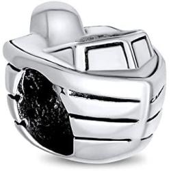 Nautical Tropical Vacation Travel Speed Boat Charm Bead For Women For Teen Oxidized .925 Sterling Silver Fits European Bracelet