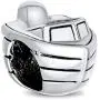 Nautical Tropical Vacation Travel Speed Boat Charm Bead For Women For Teen Oxidized .925 Sterling Silver Fits European Bracelet Nautical Tropical Vacation Travel Speed Boat Charm Bead For Women For Teen Oxidized .925 Sterling Silver Fits European Bracelet