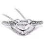 TCHYUN Angel Wing Dad Locket Urn Necklace Ashes Walmart Pendant Love Heart Cremation Memorial Jewelry with Funnel Kit