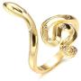 Crazy Feng Gold Snake Rings Silver Serpent Ring Snake Jewelry for Women Snake Rings for Teen Girls Punk Gothic Rings