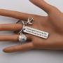 AKTAP Travel Agent Gift Travel Agent Keychain Travel Agent Surviving The Travel Life One Sip at Time Appreciation Jewelry Thank You Gift for Travel Agent