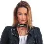 Skeleteen Biker Leather Studded Choker - Gothic Punk Rock N Roll Jewelry Accessories Leather and Metal Collar Costume Necklace Skeleteen Biker Leather Studded Choker - Gothic Punk Rock N Roll Jewelry Accessories Leather and Metal Collar Costume Necklace