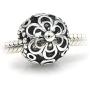MiniJewelry Women Flower Bead Charm for Bracelets Rose Daisy Floral Sterling Silver Charm Gift Family Birthday Christmas