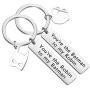 ENSIANTH You’re Robin to My Batman Keychain Set Batman Inspired Gift for BFF