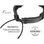 Finrezio 24 PCS Black Braided Leather Bracelets Set for Men Wrap Cuff Bracelet Adjustable