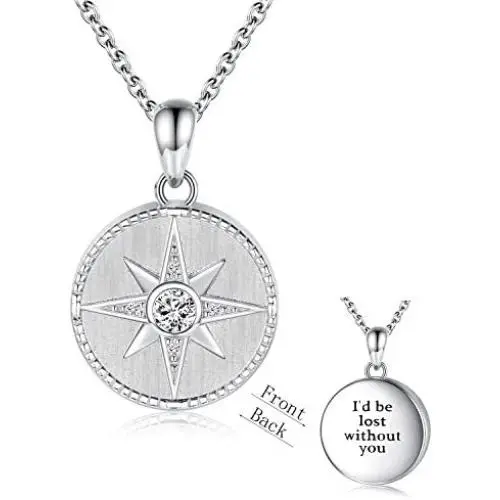 MANBU 925 Sterling Silver Cremation Jewelry for Ashes - Urn Necklace Memorial Ash Pendant Keepsake Jewelry Bereavement Gifts for Loss of a Loved One