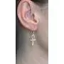 Tisoro 925 Solid Sterling Silver Big Ankh Cross Dangling Earrings, Large Egyptian Dangle Gothic Tisoro 925 Solid Sterling Silver Big Ankh Cross Dangling Earrings, Large Egyptian Dangle Gothic