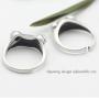 Frog Rings,Personalized Open Adjustable couples rings,Cute Animal wedding bands for women