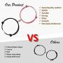 Leather Made Magnetic Couples Bracelets - Sweet Heart, Leather, Mutual Attraction Bracelets for Boyfriend Girlfriend Men Women Long Distance Him and Her