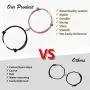 Leather Made Magnetic Couples Bracelets - Sweet Heart, Leather, Mutual Attraction Bracelets for Boyfriend Girlfriend Men Women Long Distance Him and Her