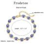 Evil Eye Bracelet Jewelry Gold Evil Eye Bracelet for Women Teen Girls Protection