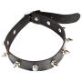 SUNSCSC Vintage Punk Goth Studded Rivet Pu Leather Collar Choker Necklace