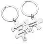 Zuo Bao Couple Keychains No Matter The Distance & Ill Always Be Yours Set Keychains Gift for Wife Husband Boyfriend Girlfriend Keychain Suit