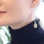 Humble Chic Simulated Druzy Chain Bar Threaders - Boho Glitter Gold-Tone Long Sparkly Needle Drop Earrings for Women - Bohemian Created Geode Stone Pendants Humble Chic Simulated Druzy Chain Bar Threaders - Boho Glitter Gold-Tone Long Sparkly Needle Drop Earrings for Women - Bohemian Created Geode Stone Pendants