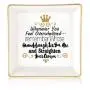 Gifts for Women Girls, Ceramic Ring Dish Decorative Trinket Plate Initial Jewelry Tray Dish, Mothers Day Valentines Gifts for Her Grandma Mom Daughter Sister Friend Birthday