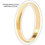 Solid Engaved African Bangle Bracelet for Women 18k Gold Plated Copper Open Bangle Bracelets Jewelry,6 Pcs/Pack 2.6''