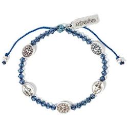 My Saint My Hero Stellar Blessings Miraculous Mary Bracelet in Silver-Tone