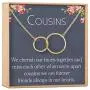 Cousins Necklace: Cousins Gift, Cousins Jewelry, Interlocking Circles Silver, 2 Interlocking Circles (gold-plated-brass, NA) Cousins Necklace: Cousins Gift, Cousins Jewelry, Interlocking Circles Silver, 2 Interlocking Circles (gold-plated-brass, NA)