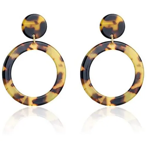 UNIWILL Acrylic Earrings Tortoise Shell Resin Earrings Drop Dangle Statement Earrings for Women Fashion Jewelry UNIWILL Acrylic Earrings Tortoise Shell Resin Earrings Drop Dangle Statement Earrings for Women Fashion Jewelry