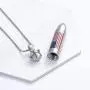 zeqingjw Stainless Steel Bullet Pendant Urn Ashes Necklace Cremation Jewelry Keepsake Memorial Pendant zeqingjw Stainless Steel Bullet Pendant Urn Ashes Necklace Cremation Jewelry Keepsake Memorial Pendant